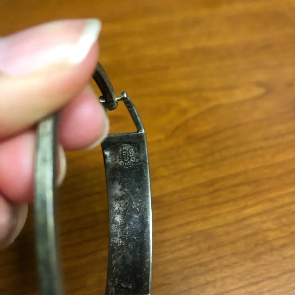 Vintage Mexican alpaca bracelet